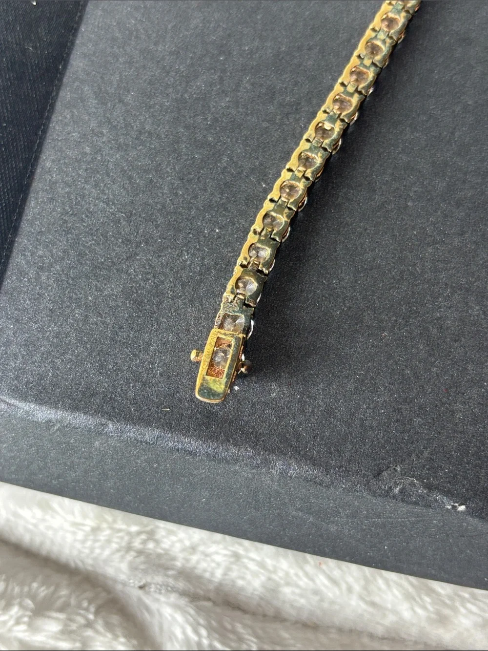 Jacmel Mauritius JCM Cubic Zirconia Statement Tennis Bracelet 8”